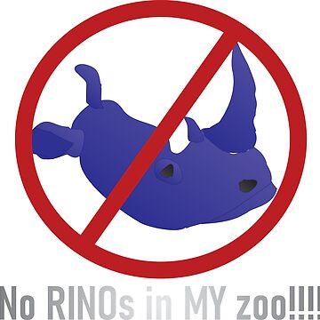 Artwork thumbnail, No RINOs in MY Zoo! by compugraphd