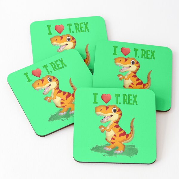 Item preview, I Love T.Rex, dinosaur fun  designed and sold by LoneAngel.