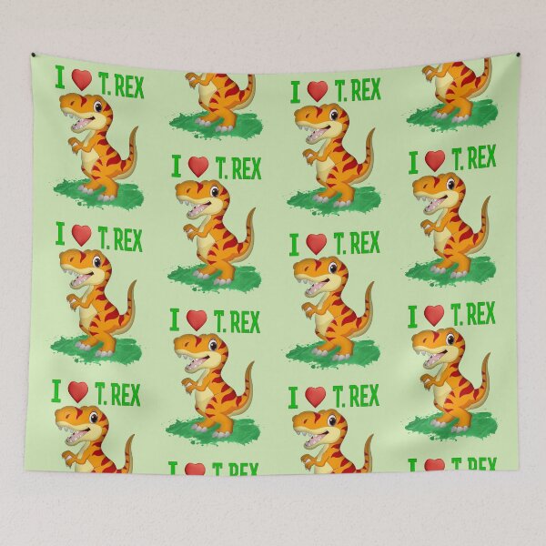 Item preview, I Love T.Rex, dinosaur fun  designed and sold by LoneAngel.