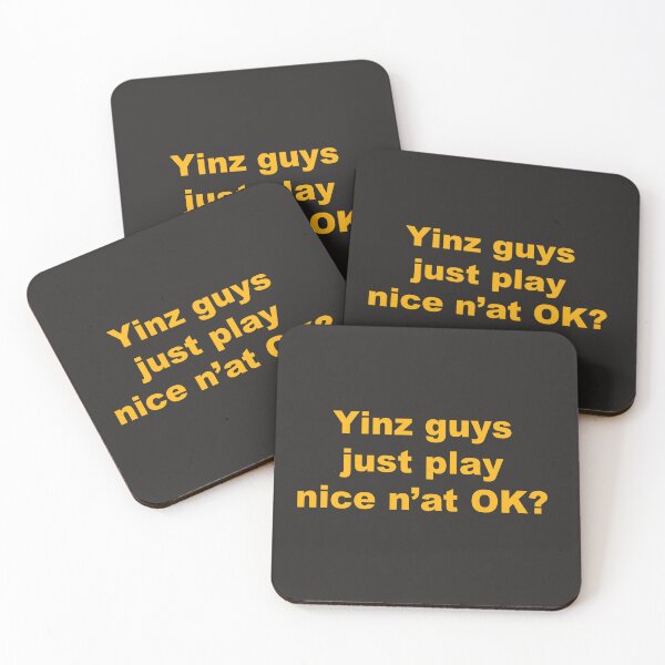 Item preview, Pittsburghers play nice! designed and sold by Yinzer Gifts And More.