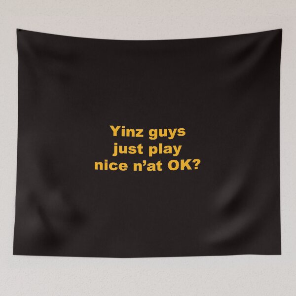 Item preview, Pittsburghers play nice! designed and sold by Yinzer Gifts And More.