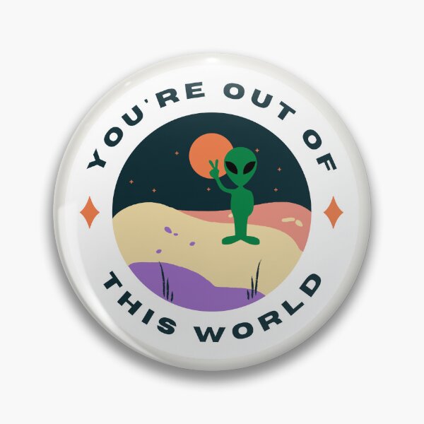 Item preview, You're Out of This World Aesthetic Celestial Alien designed and sold by shopY2K.