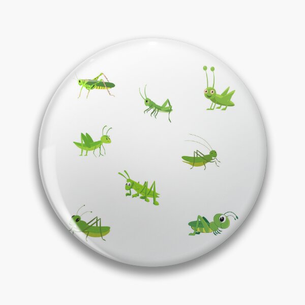 Item preview, Cute Green Grasshoppers designed and sold by silviaol.