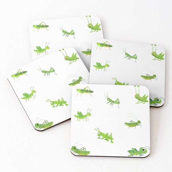 Item preview, Cute Green Grasshoppers designed and sold by silviaol.