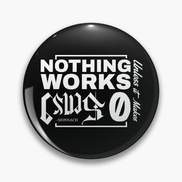 Item preview, NOTHING WORKS (WHITE) designed and sold by Blacksmythtv.
