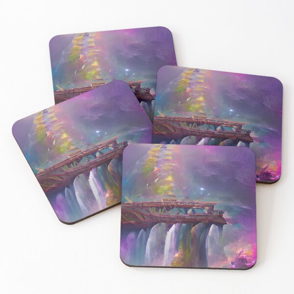 Item preview, Cosmic Falls designed and sold by Ethereal Lab AI.