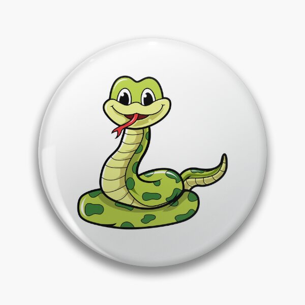 Item preview, Cute Smiling Green Snake designed and sold by silviaol.