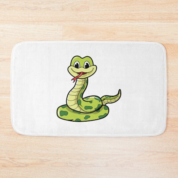 Item preview, Cute Smiling Green Snake designed and sold by silviaol.