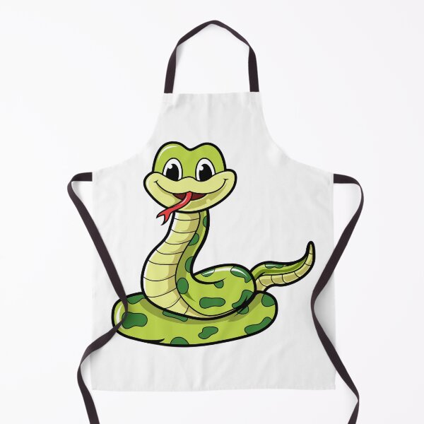 Item preview, Cute Smiling Green Snake designed and sold by silviaol.