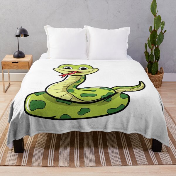 Item preview, Cute Smiling Green Snake designed and sold by silviaol.