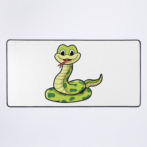 Item preview, Cute Smiling Green Snake designed and sold by silviaol.