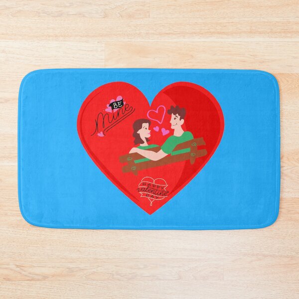 Item preview, Be Mine Cute Cartoon Couple Happy Valentines Day! Be Mine Cute Couple Happy Valentine's Day! designed and sold by iziskosmos.