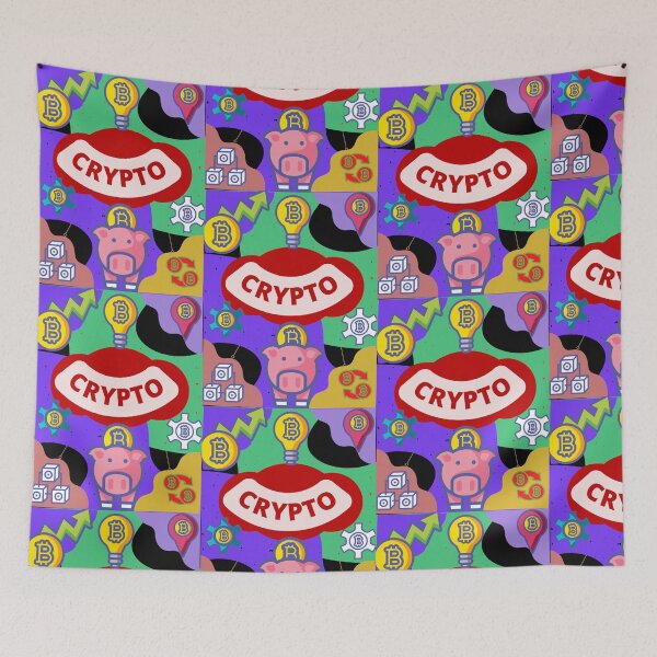 Item preview, Crypto color splash designed and sold by Highhocreations.