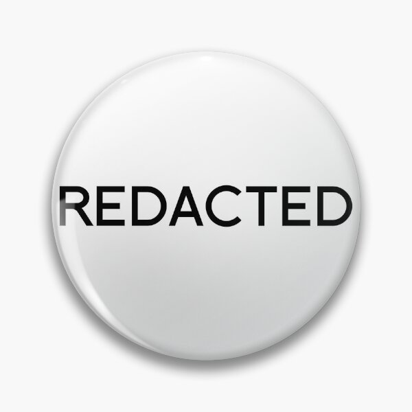 Item preview, REDACTED designed and sold by Character Assassination.
