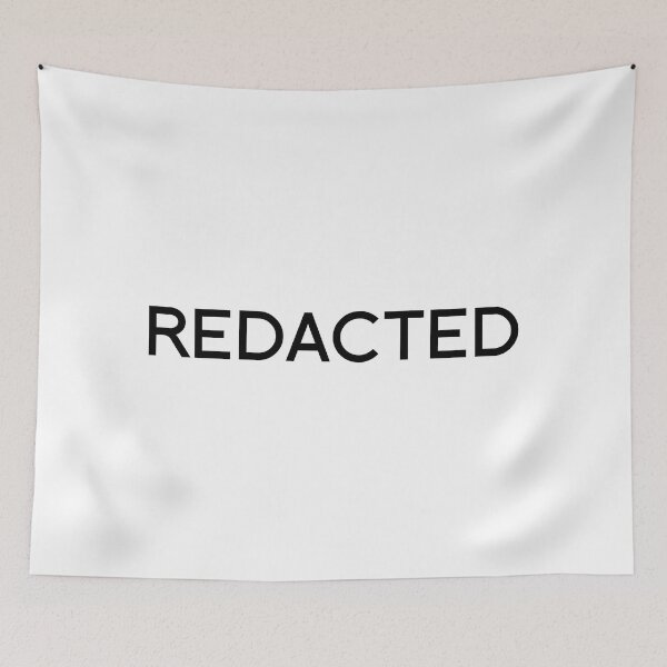 Item preview, REDACTED designed and sold by Character Assassination.