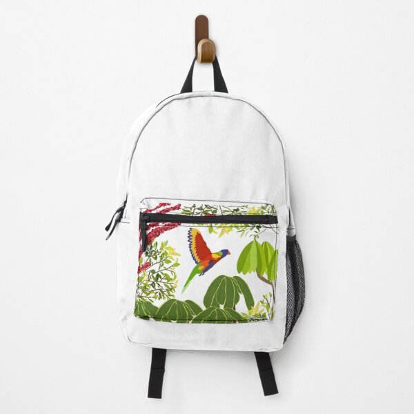 Item preview, Rainbow Lorikeet Botanical on White designed and sold by Digitaldingo.