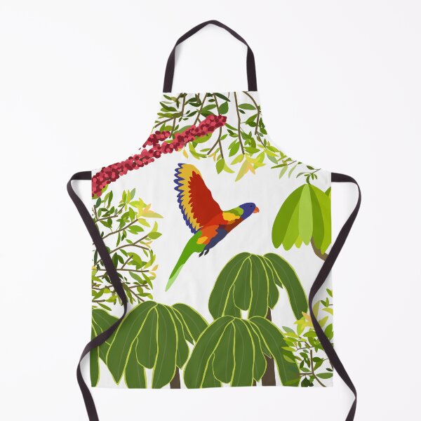 Item preview, Rainbow Lorikeet Botanical on White designed and sold by Digitaldingo.