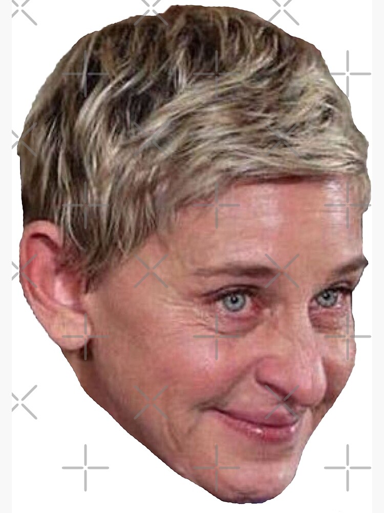 "Ellen Crying Meme " Art Print for Sale by emilyosman Redbubble