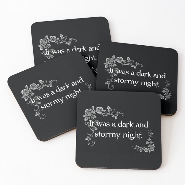 Item preview, Vintage Roses It Was a Dark and Stormy Night designed and sold by TenebrousRose.