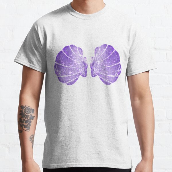 Purple Shell Bra T-Shirts for Sale