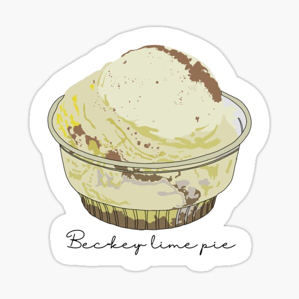 Babcock Icecream - Bec-key lime pie Sticker