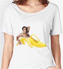 Nicolas Cage dans une banane - jaune vif T-shirts coupe relax
