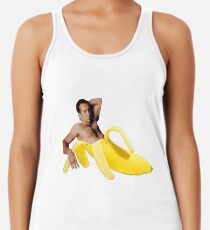 Nicolas-Käfig in einer Banane - helles Gelb Tank Top für Frauen