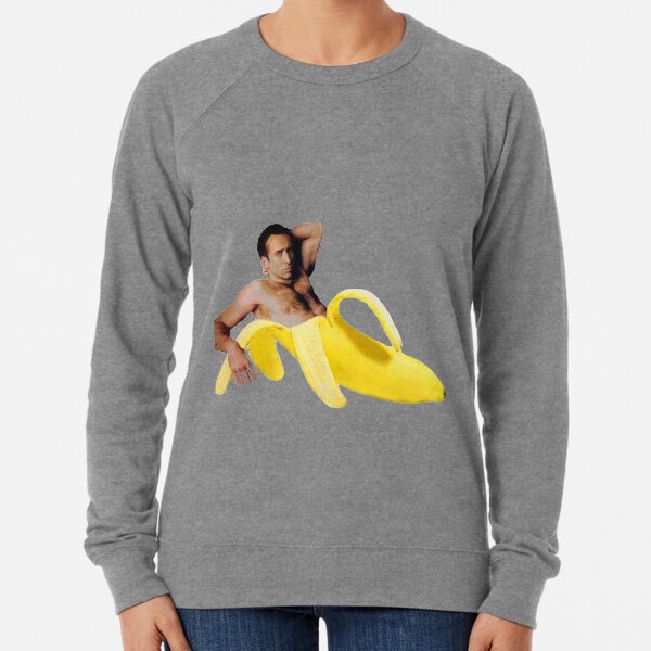 Agatha Harvey Worldwide Big Yellow Banana Mens Womens Sweatshirt