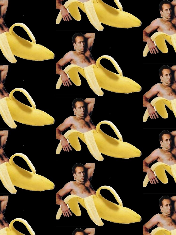 Nicolas Cage In A Banana - Original Yellow by tomohawk64