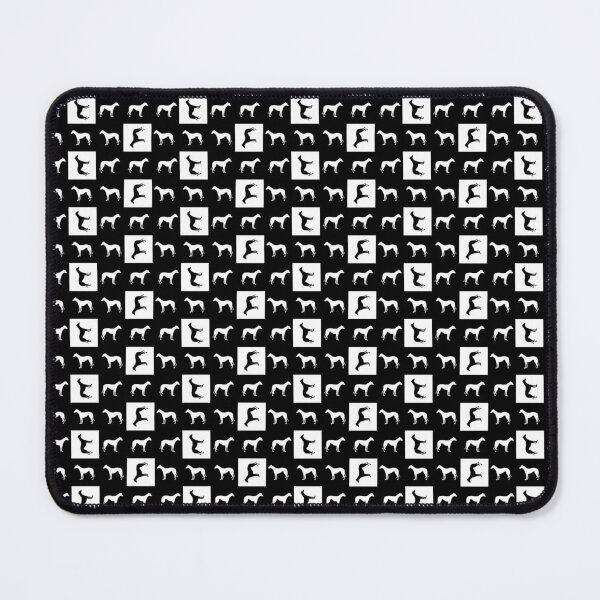 Item preview, Greyhound Black White Basketweave designed and sold by GreytGraphicals.