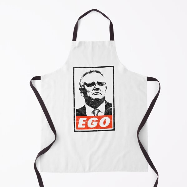 Item preview, Scott Morrison EGO (White Worn Look) designed and sold by politicalamity.