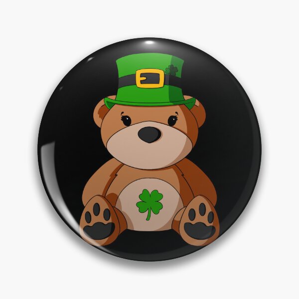 Item preview, St. Patrick's Day Teddy Bear designed and sold by Alisha Ober Designs.