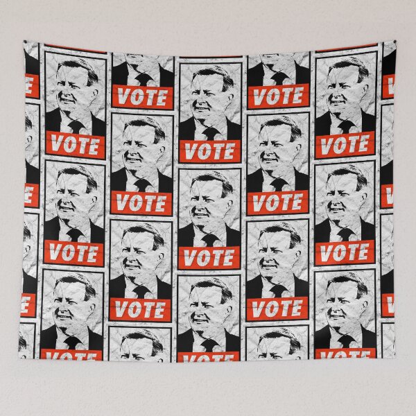 Item preview, Vote Albo (Black Worn Look) designed and sold by politicalamity.