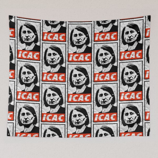 Item preview, ICAC Gladys (Black Worn Look) designed and sold by politicalamity.