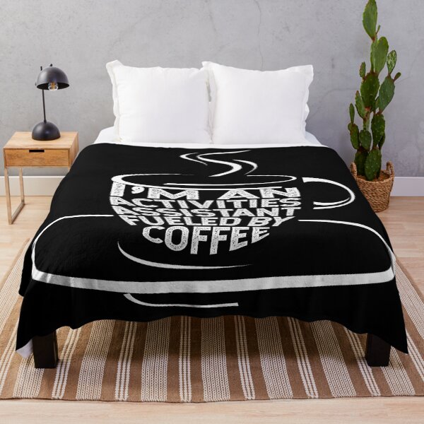 Item preview, I'm an activities assistant fueled by coffee designed and sold by DsignTByMason.