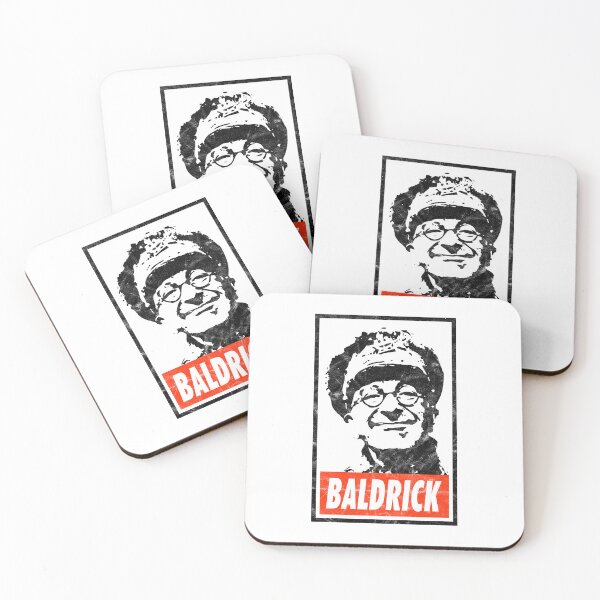 Item preview, Baldrick - White Distressed Look designed and sold by risible.