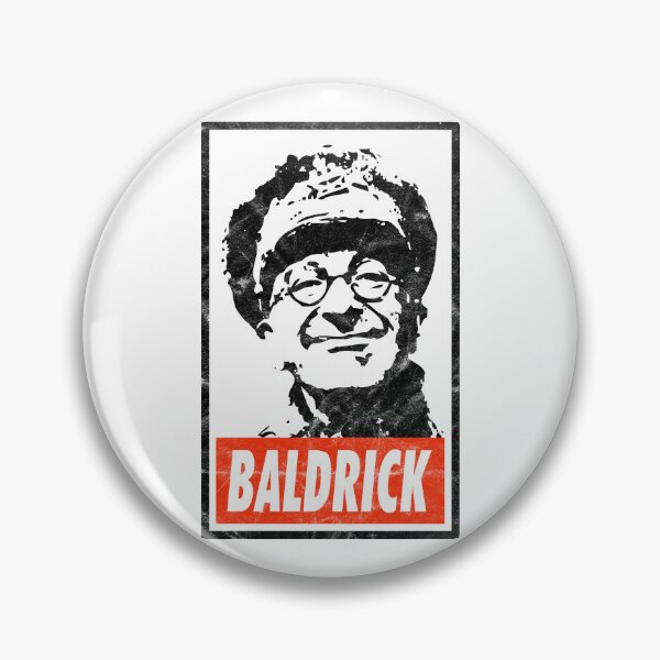 Item preview, Baldrick - White Distressed Look designed and sold by risible.