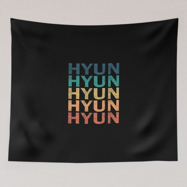 Item preview, Hyun Name T Shirt - Hyun Vintage Retro Name Gift Item Tee designed and sold by nauglesamatha.