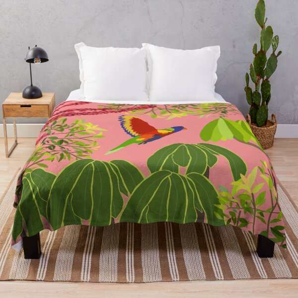 Item preview, Rainbow Lorikeet Botanical on Pink designed and sold by Digitaldingo.