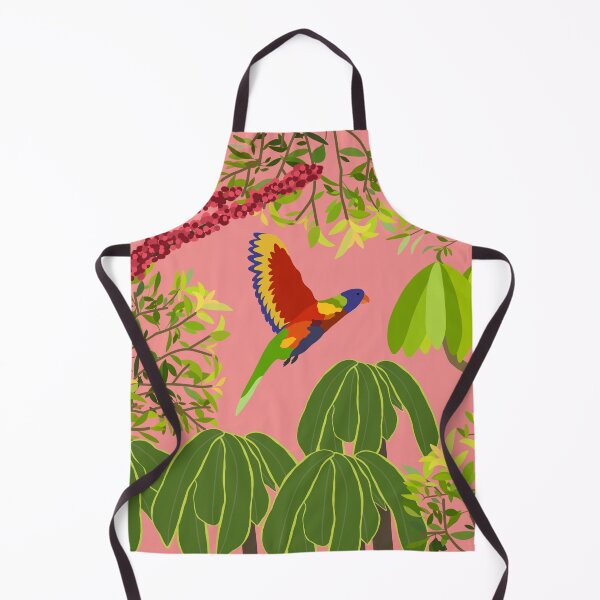 Item preview, Rainbow Lorikeet Botanical on Pink designed and sold by Digitaldingo.