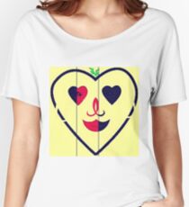 RightOn Hearts Women's Relaxed Fit T-Shirt