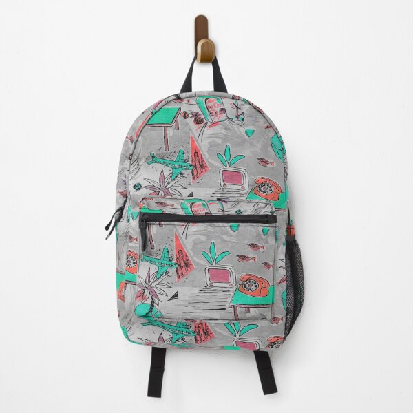 Item preview, Surf Happy dreams in gray, red and green, art by Miguel Matos Official designed and sold by MiguelMatosArt.