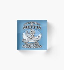 Fighting Tauntauns Acrylic Block