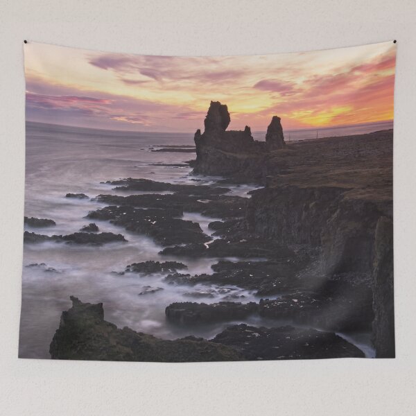 Item preview, Londrangar Iceland Coastline designed and sold by Catherine Reading.
