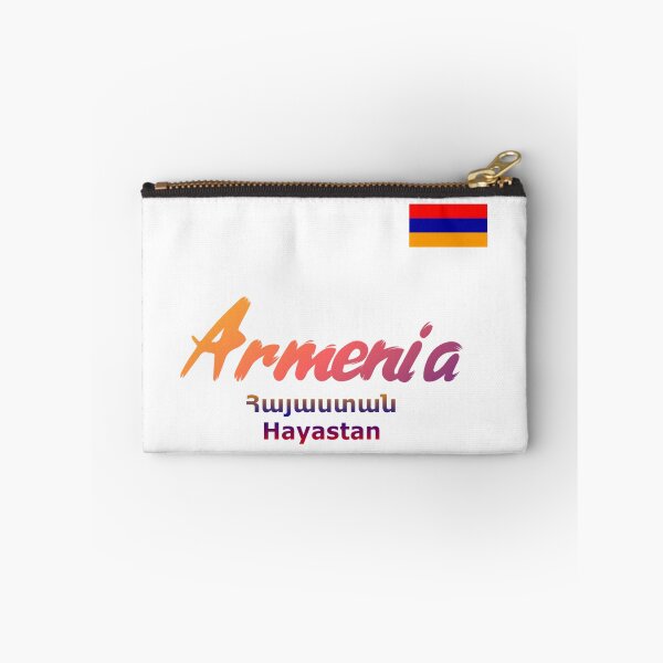 Item preview, Armenia Flag and Text designed and sold by ArtCollectables.