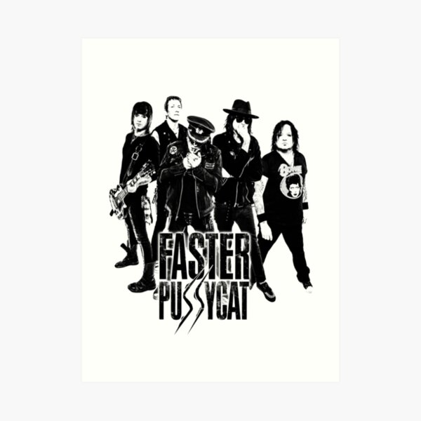 Faster Pussycat Wall Art Redbubble