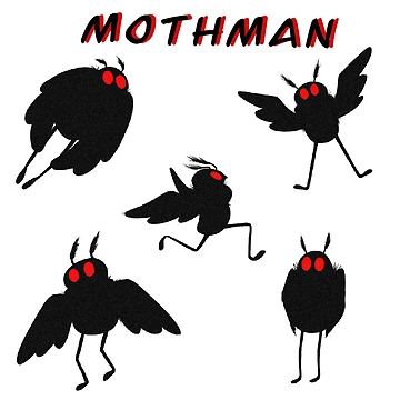Artwork thumbnail, Funky Mothmen by Sphinx-Riddles