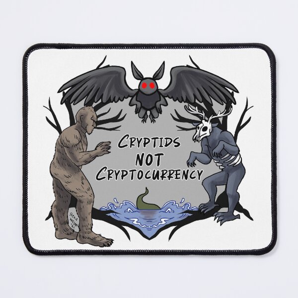 Item preview, Cryptids not crypto currency designed and sold by swinku.