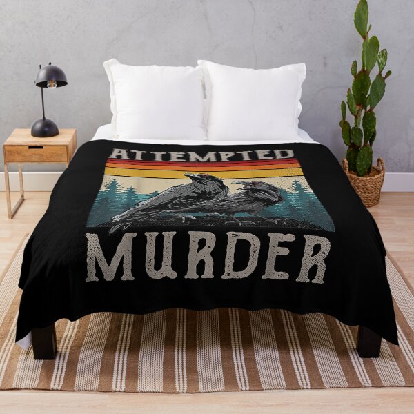 Item preview, Attempted Murder Crows - Ravens Edgar Allen Poe designed and sold by Poytelite.