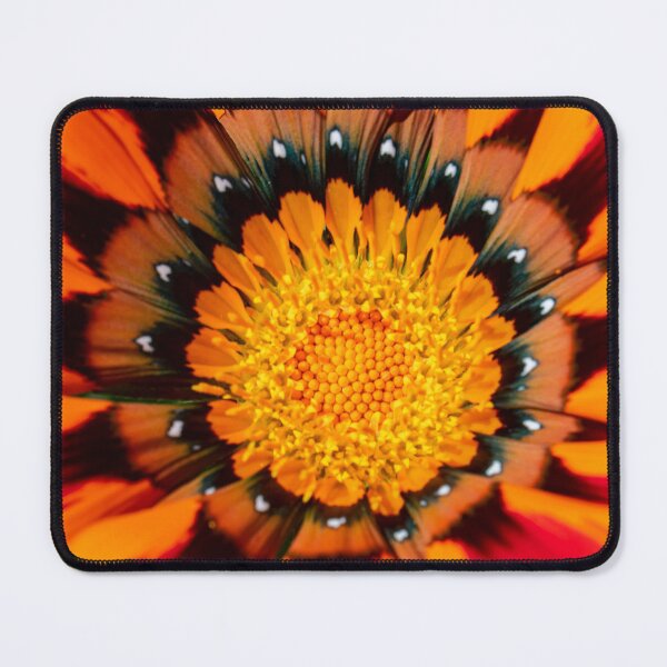 Item preview, Stunning Red and Yellow Striped Flower designed and sold by BarbaraVPhoto.